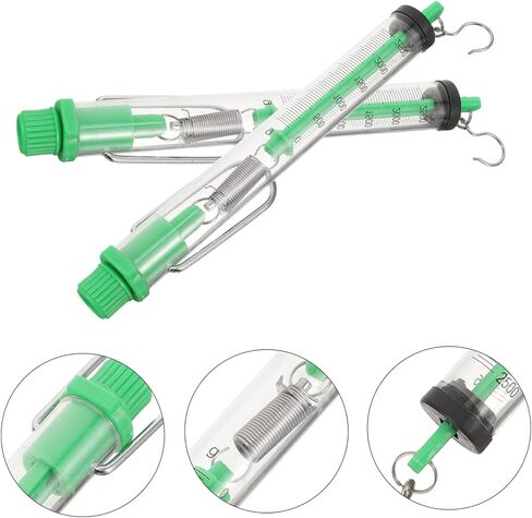 Amosfun 2pcs Dring Dynamometer مع مقياس سعة 2.5 كجم ميكانيكي لأداة مختبر تجارب الفيزياء والاستخدام التعليمي لون عشوائي in Saudi Arabia