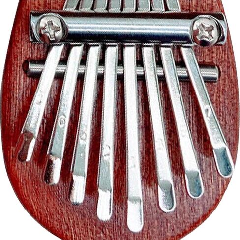 Kalimba For Beginners 8 Keys Mini Kalimba Wooden Finger Thumb Piano With Lanyard Musical Instrument Piano(Style 1) in Saudi Arabia