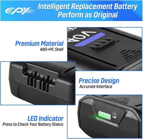 CPY Replacement Kobalt 40V Battery 3.5Ah for 40V MAX Tools | Compatible with KB-540-06/KB440-06/KB240-06 Series | 40 Volt Kobalt Battery for Cordless Power Tools in Kuwait