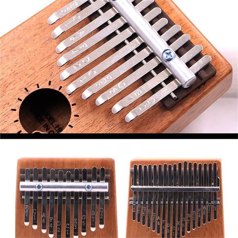 Kalimba للمبتدئين 10-Kealimba Thumb Piano Kalymba 17-tone Mahogany/Acacia المبتدئين من البيانو (Acacia ، 17) in Saudi Arabia
