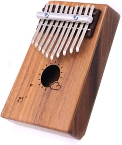 Kalimba للمبتدئين 10-Kealimba Thumb Piano Kalymba 17-tone Mahogany/Acacia المبتدئين من البيانو (Acacia ، 17) in Saudi Arabia