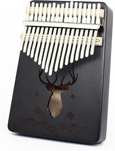 Kalimba For Beginners 17-note Thumb Piano Kalimba Instrument Finger Piano Hand-plucked Piano Portable 17 Key Thumb Piano(Style 7) in Kuwait