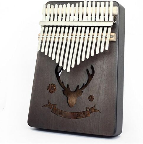 Kalimba For Beginners 17-note Thumb Piano Kalimba Instrument Finger Piano Hand-plucked Piano Portable 17 Key Thumb Piano(Style 7) in Kuwait