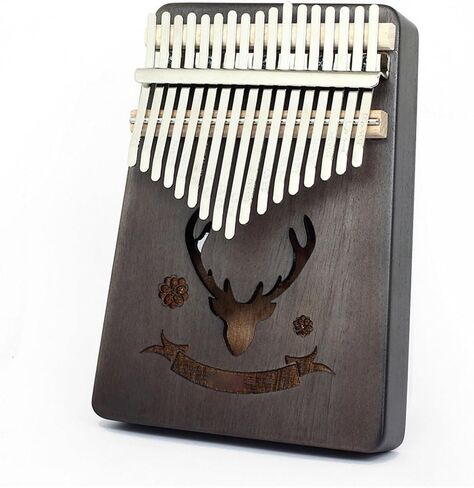 Kalimba For Beginners 17-note Thumb Piano Kalimba Instrument Finger Piano Hand-plucked Piano Portable 17 Key Thumb Piano(Style 7) in Kuwait