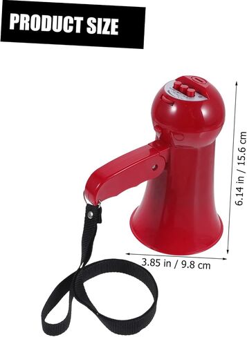 Happyyami Portable Handheld Megaphone with Volume Ergonomic Grip and Recording Function Lightweight Cheer Speaker for Events and Crowds in Saudi Arabia