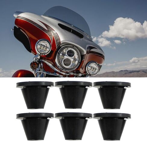 الغطاء الجانبي 6x الحلقات الحشيشات المطاطية يحل محل المكونات غسالات الصيانة لجولة Glide Electra ، من 1996 إلى 2007 in Saudi Arabia