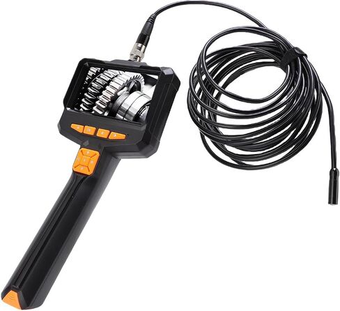 كاميرا yunir منظار المنظار مع شاشة 4.3 بوصة ، 1080p HD Borescope Camera مع 8 مصابيح LED ، IP67 16.5ft كاميرا الأفعى شبه in Kuwait