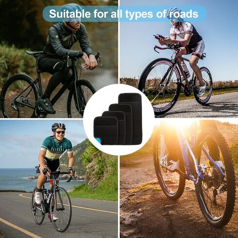 Bike Frame Protection Kit - 4-Piece, Universal Bicycle Frame Protection,Made of Neoprene, Can be Used on Bicycle Carrier Protection, E-Bike Accessories, Bicycle Accessories in Kuwait