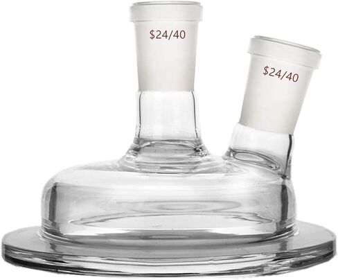 24/40 Ground Joint Glass Reactor Cover,150mm Flange OD Glass Reactor Lid for Lab Reaction Vessel, Distillation & Reflux, Durable Borosilicate 3.3 (Four Necks) in Saudi Arabia
