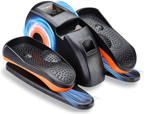 Under Desk Elliptical Machine, Electric Ellipse Leg Exerciser As Seen On TV with 12 Speed for Seniors,Portable Foot Leg Exerciser, Mini Seated Pedal Exerciser for Home Office in Kuwait