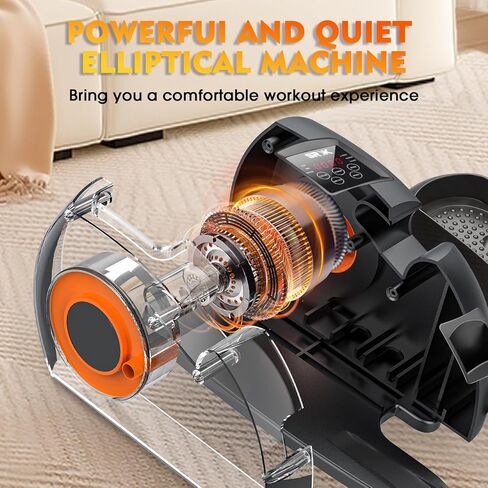 Under Desk Elliptical Machine, Electric Ellipse Leg Exerciser As Seen On TV with 12 Speed for Seniors,Portable Foot Leg Exerciser, Mini Seated Pedal Exerciser for Home Office in Kuwait