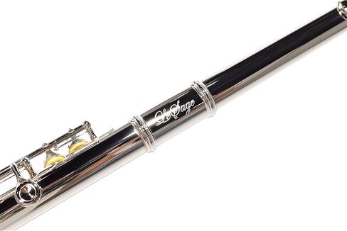 LeSage Closed Hole C Flute 16 Key Blue Flute for Beginner Starter Student with Case, Maintenance Kit, Cleaning Cloth, Band C Foot Offset G Y-arm in Saudi Arabia