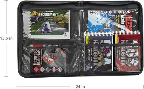 J. J. Keller ، Premium CMV Handbook Kit and Portfolio: Cargo Securement ، CSA ، المواد الخطرة ، اتصالات المخاطر ، وساعات الخدمة in Saudi Arabia