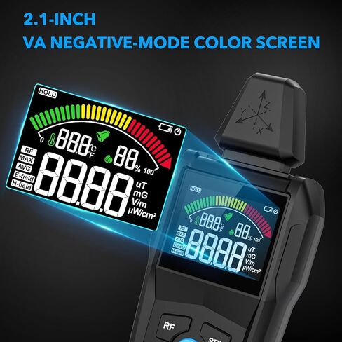 كاشف إشعاع عداد الكشف عن EMF لـ Home Digital EMF Reader لإشعاع التردد الراديوي 5-في 1 EMF Meter لمختبر EMF للإشعاع الكهرومغناطيسي لمعدات صيد أشباح الهاتف الخليوي in Kuwait