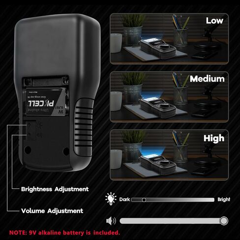 3-in-1 EMF Meter for Electric Field (EF), Magnetic Field (MF), Radio Frequency (RF) Detection - EMF Radiation Tester for Home, Office, Outdoor, EMF Detector Meter in Saudi Arabia