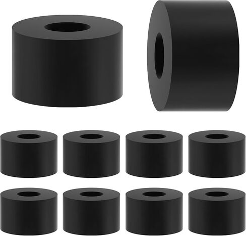 10pcs فواصل مطاطية متعددة الأغراض 1 بوصة OD x 3/8 بوصة معرف × 3/5 بوصة ، والبلاط المطاطي مضاد للاهتزاز غسالات سميكة للمنزل والسيارات ، ومسامير الملحقات المحرك ، والبراغي in Kuwait