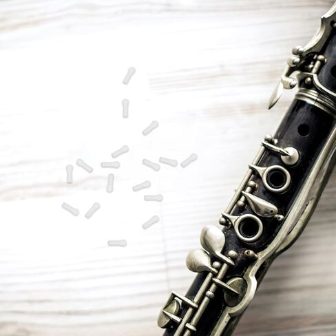ملحقات Supvox Clarinet - شيك مفتاح XI قضبان توصيل Clarinet Kit 20pcs موصلات بلاستيكية للصيانة in Kuwait