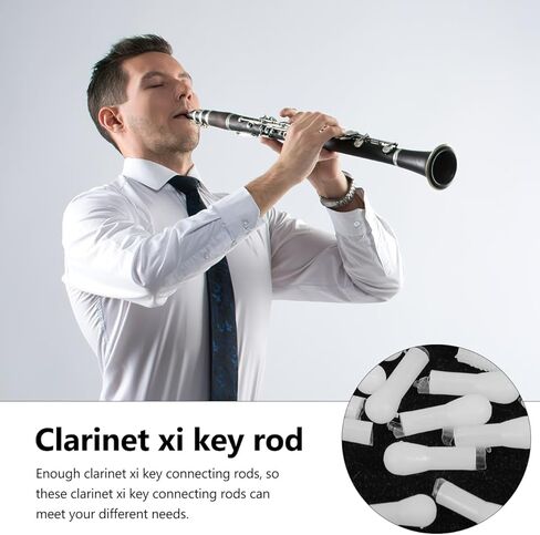ملحقات Supvox Clarinet - شيك مفتاح XI قضبان توصيل Clarinet Kit 20pcs موصلات بلاستيكية للصيانة in Kuwait