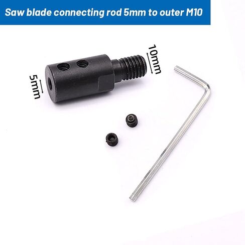 1pcs Saw Blade Coupling Chuck Adapter M10 Bushing Saw Blade Connecting Shaft for Saw Blade Connection Joints(8MM bore) in Saudi Arabia