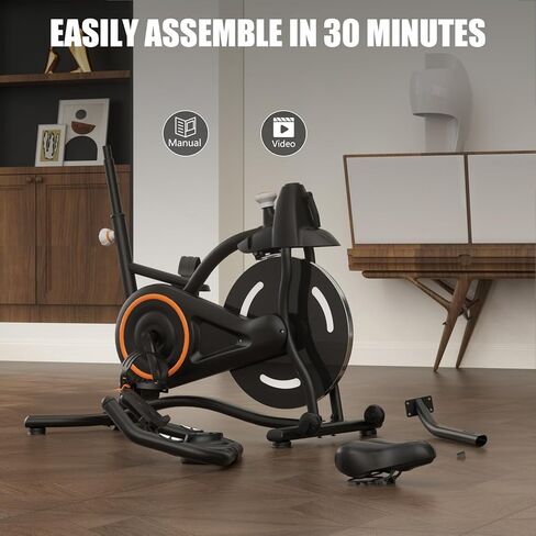 Exercise Bike Stationary Bikes for Home, Adjustable Resistance & Comfortable Seat Workout Bike, Quiet Indoor Cycling Bike with Digital Monitor, Phone Holder in Kuwait