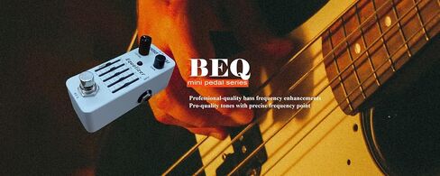 MINI Pedal Series – BEQ boosts bass guitar tone with enhanced frequency compensation, gain switch, and master volume control. Designed & Made in Taiwan. in Saudi Arabia