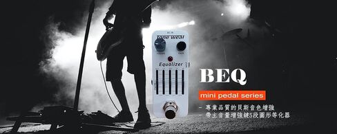 MINI Pedal Series – BEQ boosts bass guitar tone with enhanced frequency compensation, gain switch, and master volume control. Designed & Made in Taiwan. in Saudi Arabia