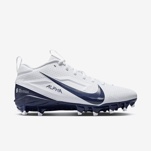 Nike Alpha Menace 4 Varsity مصبوب كرة القدم SZ 11 White | أسود in Kuwait