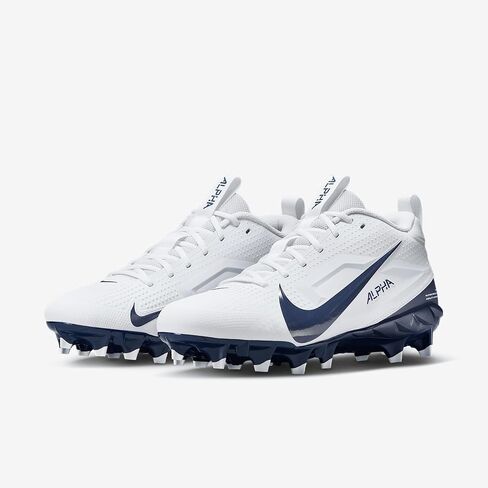 Nike Alpha Menace 4 Varsity مصبوب كرة القدم SZ 11 White | أسود in Kuwait