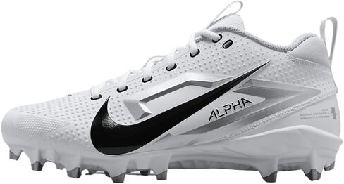 Nike Alpha Menace 4 Varsity Molded Football Cleats SZ 11 White | Black in Saudi Arabia