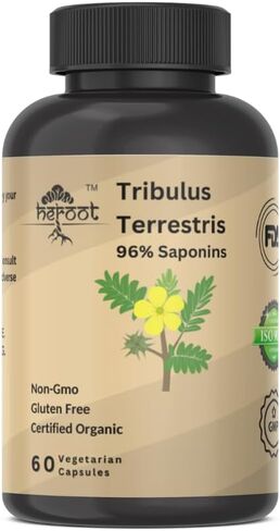 ملحق Tribulus Terrestris للرجال والنساء الداعم للطاقة والحيوية والقدرة على التحمل والأداء (حزمة 60 كبسولة) in Kuwait