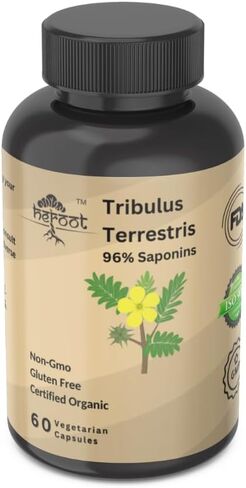 ملحق Tribulus Terrestris للرجال والنساء الداعم للطاقة والحيوية والقدرة على التحمل والأداء (حزمة 60 كبسولة) in Kuwait