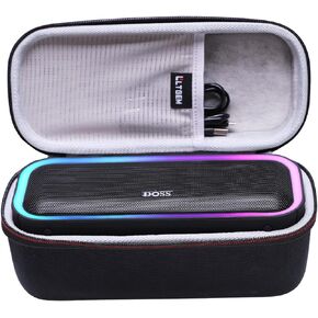 L LTGEM EVA Hard Carrying Case Compatible with DOSS SoundBox Pro or DOSS SoundBox Extreme or DOSS SoundBox Touch Portable Speaker