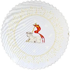 Decorative Easter Basket Cloth Napkin Serwetka do koszyczka Easter Decor Napkin for Easter Basket 100% Polyester 13inch (LAMB)