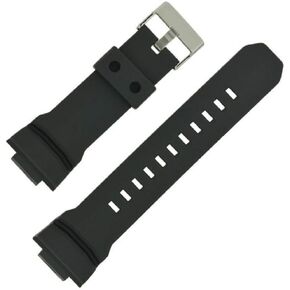 g24 16mm x 29mm Compatible Rubber Replacement Watch Strap Band with Stainless stell Buckle