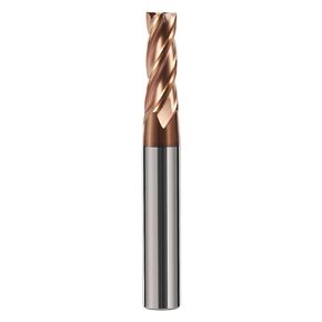 1pc 4Flutes Carbide Square End Mill 12mm(0.472"Dia) Tungsten Steel Milling Cutter Micro Grain CNC Router Bits for Alloy Steel High Alloy Cast Iron-HRC55-TISIN Coated