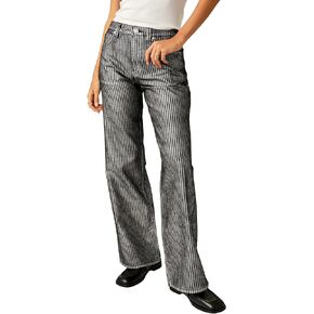 Free People Tinsley Metallic Stripe Bootcut Bowtie 29