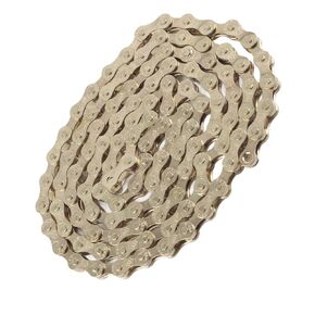 Bike Chain,6 7 8 Speed Bike Chain 116 Links Bike Chain Universal Single Speed High Strength Mountain Bike Derailleur Chain for Road Mountain Racing Cycling (Gold)