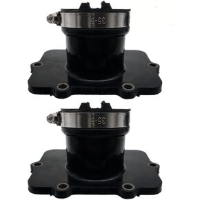 Pack of 2 Carburetor Carb Flange Intake Manifold Boot Socket for Ski-Doo Freestyle GSX 550F MXZ 550 Fan MXZ 550X Summit Expedition Snowmobile