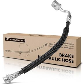 A-Premium Rear Passenger Brake Hydraulic Hose Compatible with Select Chevy and GMC Models - Astro, Safari, 2003-2005 - Replace# 15101920
