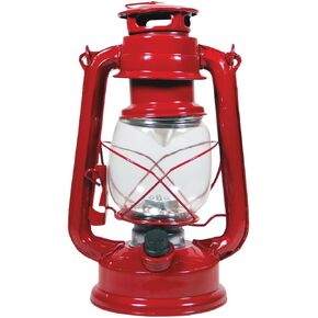 Alpine Corporation Indoor/Outdoor White Hurricane Lantern with Cool White LED Lights