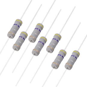 uxcell 50Pcs 0.47 Ohm Resistor, 2W 5% Tolerance Carbon Film Resistors, 4 Bands for DIY Electronic Projects and Experiments