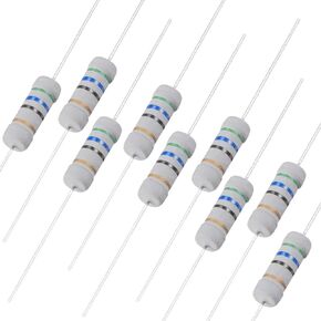 uxcell 200Pcs 56 Ohm Resistor, 2W 5% Tolerance Carbon Film Resistors, 4 Bands for DIY Electronic Projects and Experiments