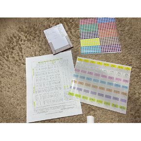 2024 Far/Aim and Poh Tabs (All In One), Compatible with Asa and Gleim, Plus VFR Pilot Writing Pad with Magnet & Colorful Stickers