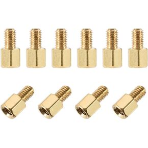 uxcell M4x35mm+6mm Male-Female Brass Hex PCB Motherboard Spacer Standoff for FPV Drone Quadcopter, Computer & Circuit Board 10pcs in Saudi Arabia