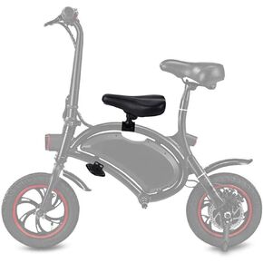 Set of Children Saddle Seat Foot Pedals, Bicycle Saddle Designed Suspension Shock Absorbing for F Wheel DYU Electric Bike Foot