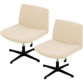 TOPCHANCES Dining Room Chair Covers,Stretchable and Waterproof Armless Criss Cross Chair Cover Slipcover, Wide Back Chair Protector, Seat Cover for Home Office Party Pubs Hotel