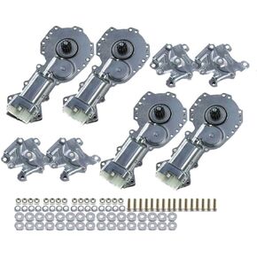 Set of 4 Front and Rear Power Window Motor for Chevrolet GMC Oldsmobile Pontiac Buick Cadillac (with 12-Teeth Gear)