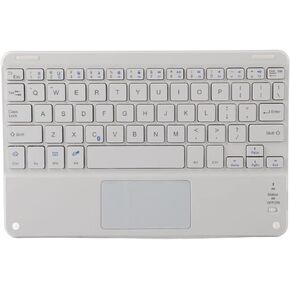 ASHATA Bluetooth Touchpad Keyboard,Portable Wireless Keyboard with Touchpad,9in Scissors Feet Design Ultra Slim Bluetooth Keyboard for Android/iOS/Windows