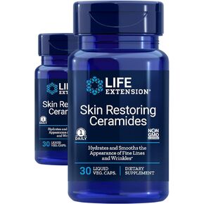 Life Extension Skin Restoring Ceramides, 30 Count (Pack of 2)