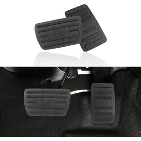 Stainless Steel Compatible for Honda CR-V Civic 10th Odyssey Acura Red Foot Gas Accelerator Brake Pedal Pad Cover Accessories